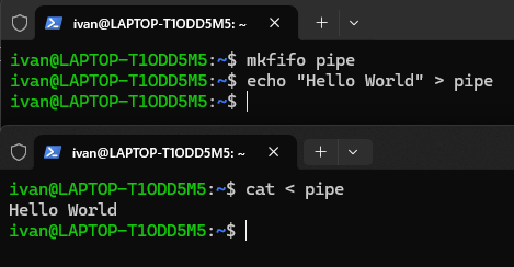 在新进程读到后，原本的进程也继续执行了